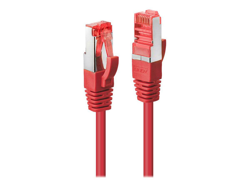 Lindy - patch cable - rj-45 (m) to rj-45 (m) - 1 m - sftp, pimf - cat 6 - snagless - red-null