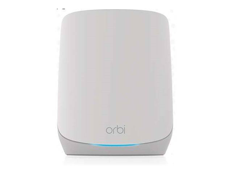 Netgear orbi rbk763s ax5400 tri-band Wi-Fi 6 mesh system router + 2 satellites 7500 sq ft netgear armor white-null