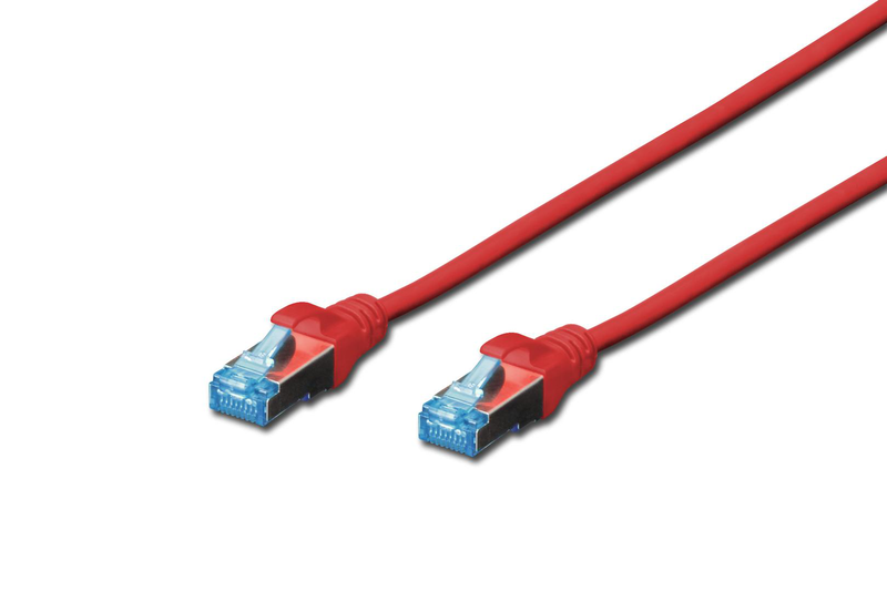 Digitus ecoline / patch cable / rj-45 (m) to rj-45 (m) / 2 m / sftp / cat 5e / red-null