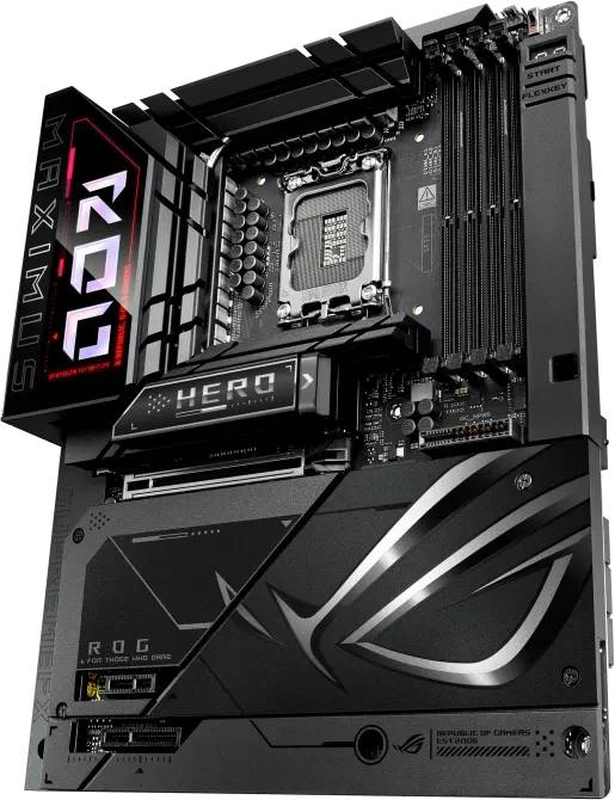 Asus rog maximus z890 hero btf atx motherboard | socket 1851 | ddr5 | 256GB max ram, , medium-null