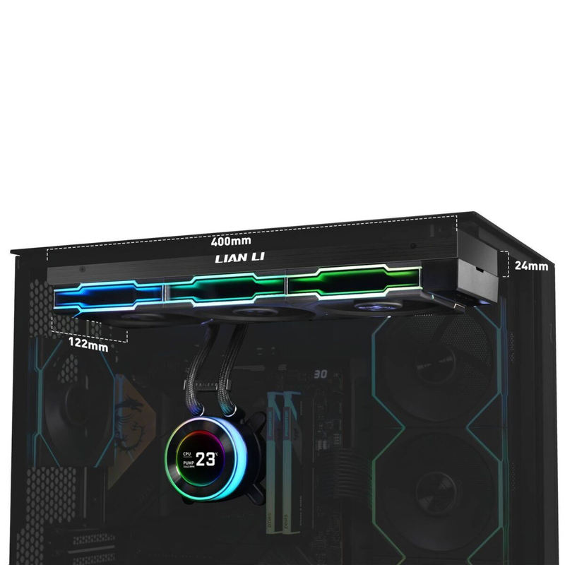 Lian li hydroshift II lcd-c 360 rgb tl fan aio CPU liquid cooler-null