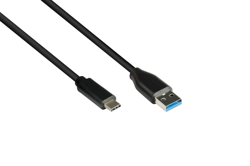 Good connections 2831-ac005s - 0.5 m - USB a - USB c - USB 3.2 Gen 2 (3.1 Gen 2) - 10000 mbit/s - black - cable - digital - 0.5 m-null