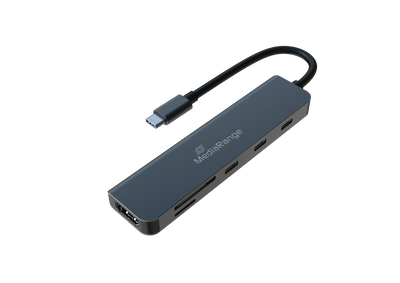 Mediarange USB Type-C&reg; 6 in 1 adapter, , medium