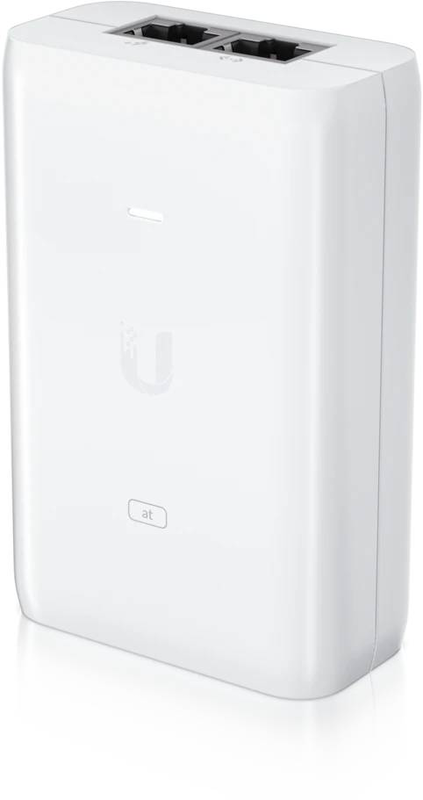 Ubiquiti u-poe-at gigabit poe+ injector 802.3at 48v 30w for unifi access points white-null