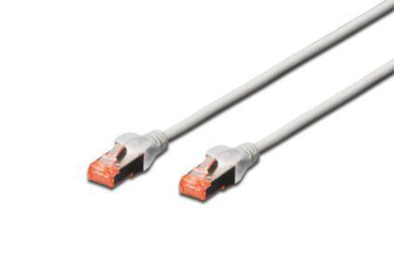 Digitus premium / patch cable / rj-45 (m) to rj-45 (m) / 2 m / ftp / cat 6 / booted, snagless / grey-null