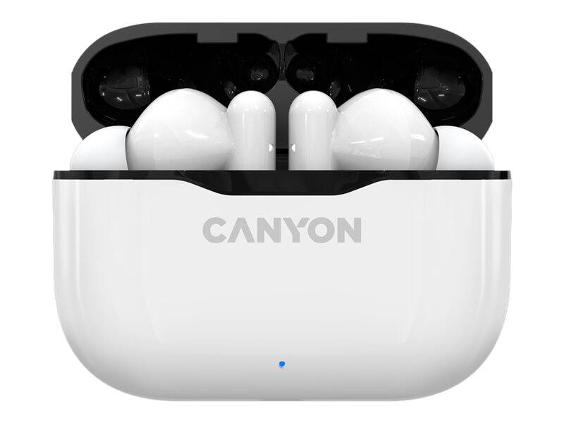 Canyon tws-5 true wireless earbuds black bluetooth 5.3 10mm drivers 37.5h battery USB-c with microphone-null