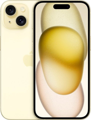 Apple iPhone 15 mobile phone (6GB/128GB), Yellow, medium