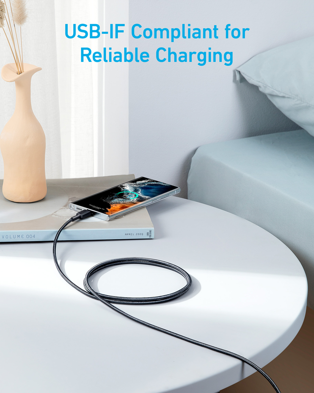 Anker mobile cable 322 USB-c to USB-c cable 1.8m braided black, , medium-null
