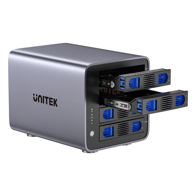 Unitek 4-bay external sata 2.5/3.5 HDD/SSD enclosure with raid USB-a s1301a, , medium-null
