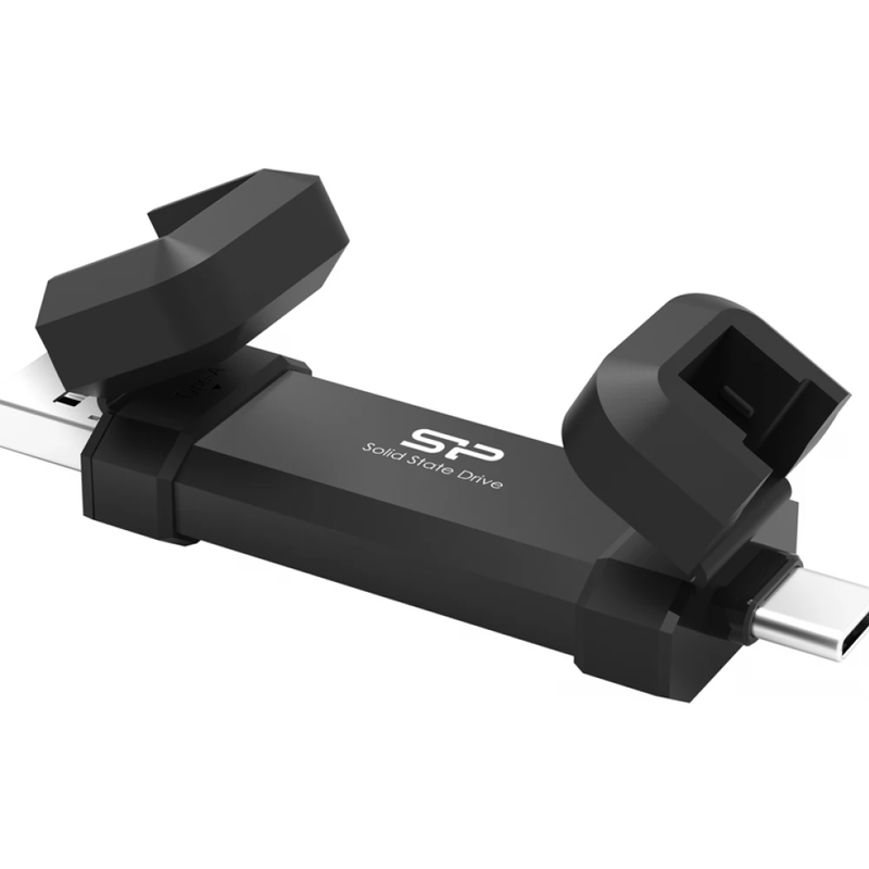 2TB silicon power ds72 dual USB Type-C type-a external SSD drive-null