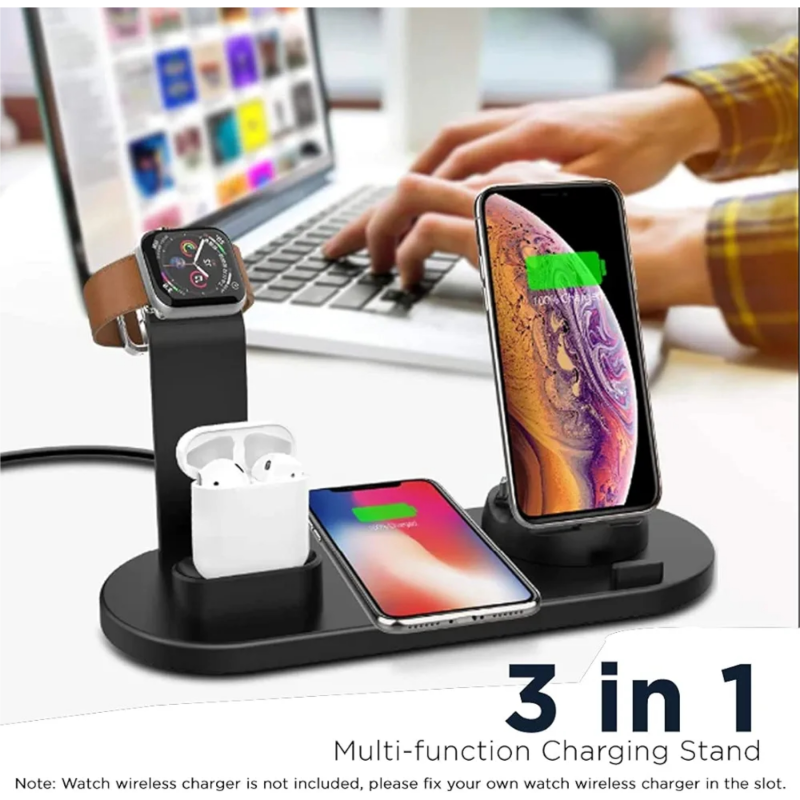 Ασύρματη βάση φόρτισης 6 in 1 wireless charging stand, , medium image number null