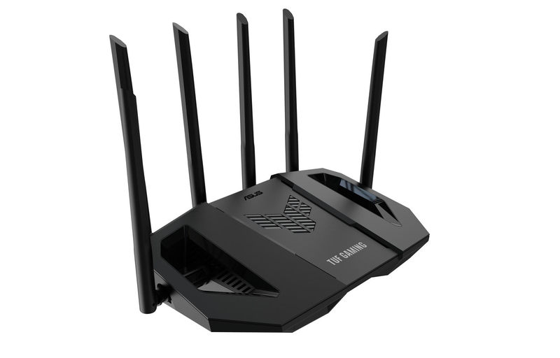 Asus tuf gaming be6500 Wi-Fi 7 dual-band gaming router 4x 2.5GBe USB 3.2 aimesh 6-antenna black 90ig0920-mo9c00-null