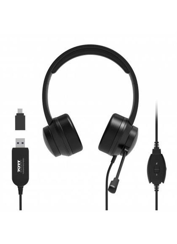 Port connect / headset / on-ear / wired / USB-a, , medium-null