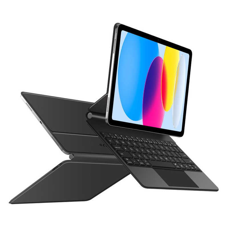 Tech-protect smartcase magnetic with keyboard for ipad 10.9&rdquo; 2022 / ipad 11&rdquo; 2025 - black-null