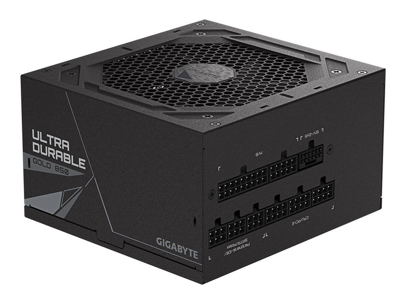 Gigabyte ud850gm pg5 v2 / power supply (internal) / atx12v 3.1/ eps12v / 80 plus gold / ac 100-240 v / 850 watt / active pfc, , medium-null