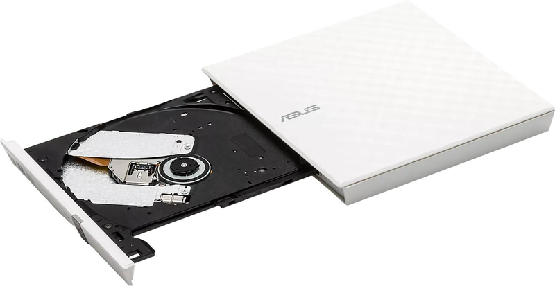 Asus sdrw-08d2s-u lite external slim 8x dvd&plusmn;rw writer USB 2.0 m-disc white, , medium-null