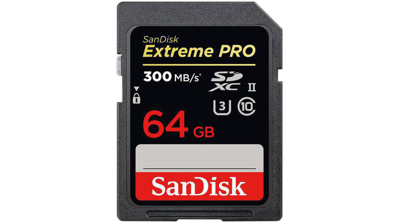 Sandisk extreme pro 64GB sdxc uhs-ii u3 300mb/s v90-null