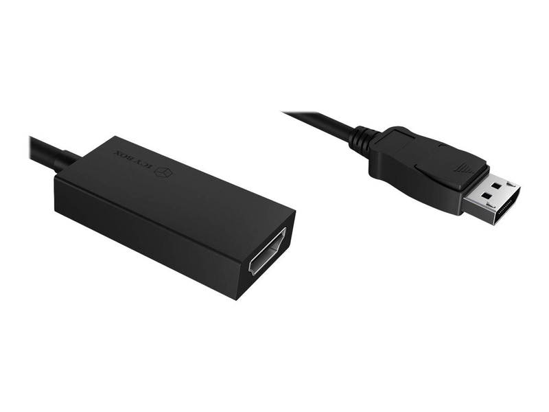 Icy box ib-ac508a / adapter / displayport male to HDMI female / black / 4k support | ib-ac508a, , medium-null