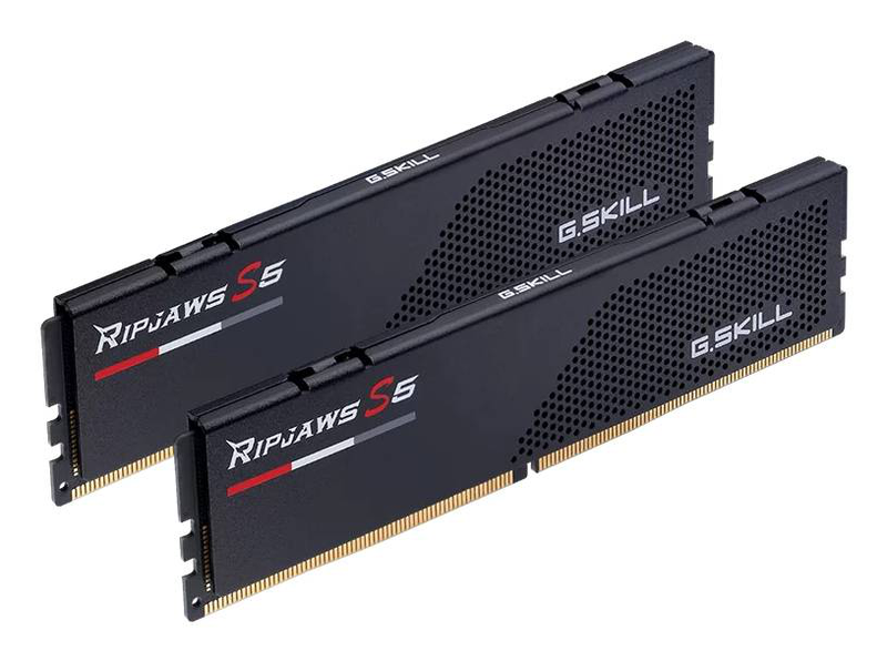 G.skill ripjaws s5 black 48GB (2x24GB) ddr5-6000 cl30 intel xmp 1.35v desktop memory kit f5-6000j3036f24gx2-rs5k-null