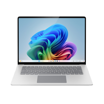Microsoft surface laptop copilot+ laptop 15" (snapdragon x elite/16GB/256GB), Silver, medium