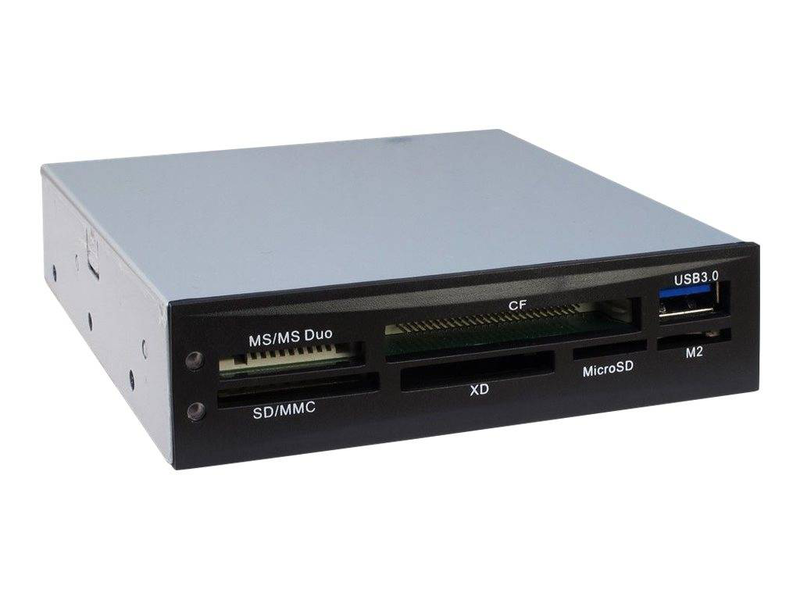 Inter-tech ci-01 / card reader / 3.5" (cf i, cf ii, ms, ms pro, mmc, sd, ms duo, ms pro duo, microsd, sdhc, ms micro) / USB 3.0, , medium-null