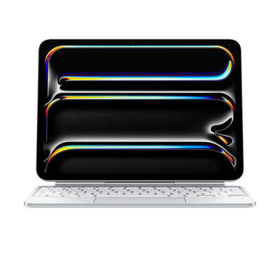 Ipad pro 11" m4 magic keyboard en white