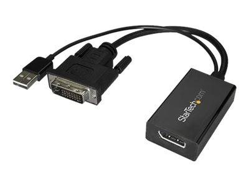 Startech.com dvi to displayport adapter / USB power / dvi-d to dp converter / display adapter / dual link / dvi-d (m) to displayport (f) / USB power, , medium-null