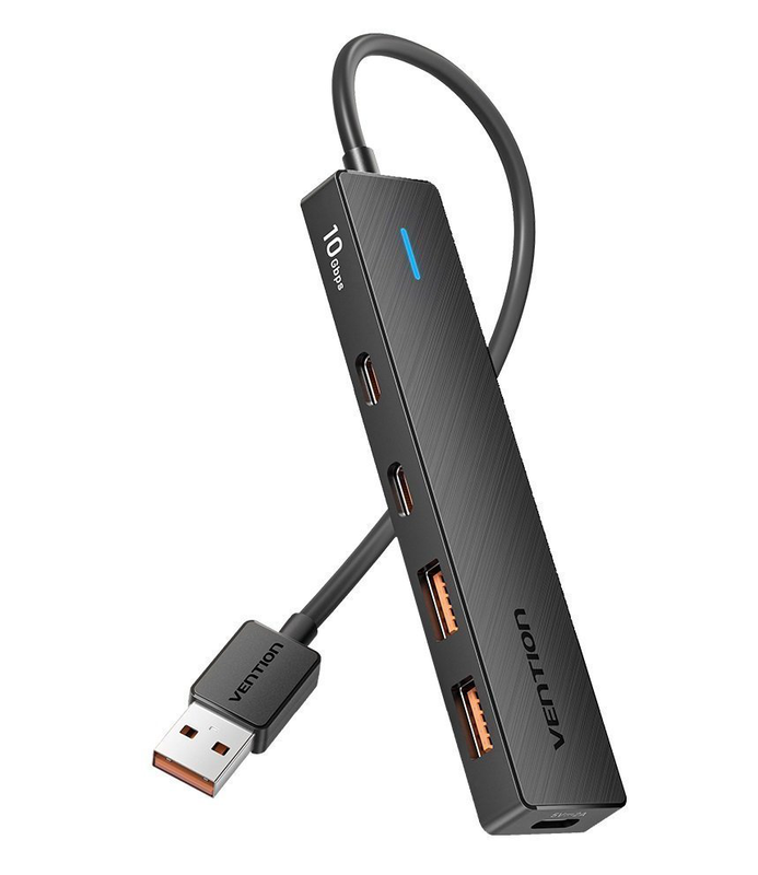 Vention it hub USB-a 2xa 2xc 3.2 Gen2 + USBc power port chsbb, , medium-null