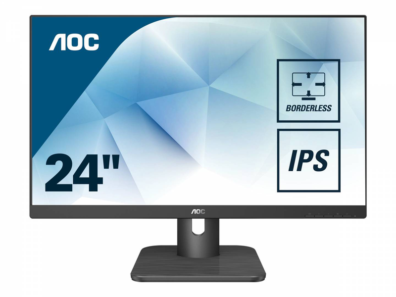 Aoc 24e1q 23.8" full HD ips monitor HDMI displayport vga built-in speakers frameless black-null
