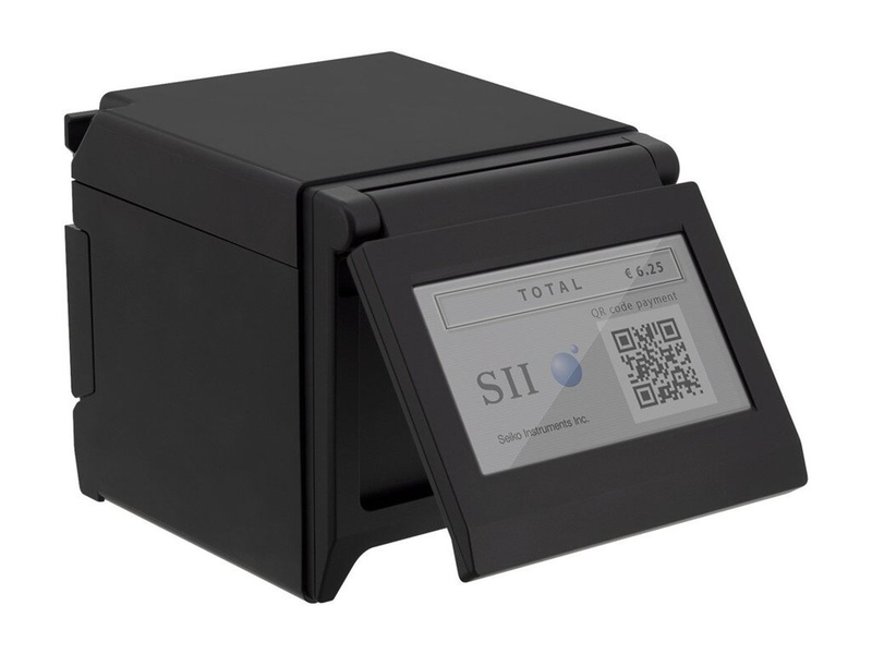 Seiko instruments rp-f10 80mm thermal receipt printer 203dpi 250mm/sec USB ethernet lan USB host black 22450121-null