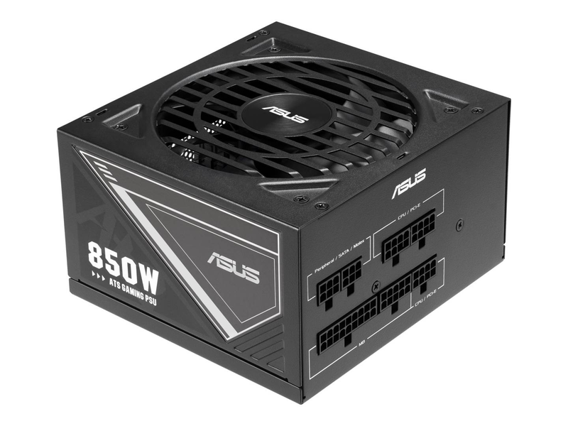 Asus ats 850g 850w atx psu 80+ gold non-modular active pfc with pcie Gen 5 16-pin adapter cable black-null