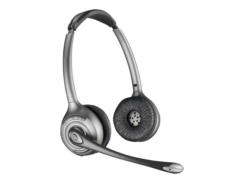 Poly plantronics savi 83322-12 spare dect wireless convertible headset with charging cradle for savi 700 cs500 black-null