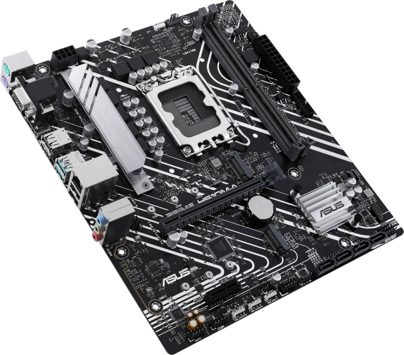 Asus prime h610m-a-csm microatx motherboard lga1700 intel h610 ddr5 pcie 4.0 dual m.2 1GB lan 90mb1g20-m0eayc-null