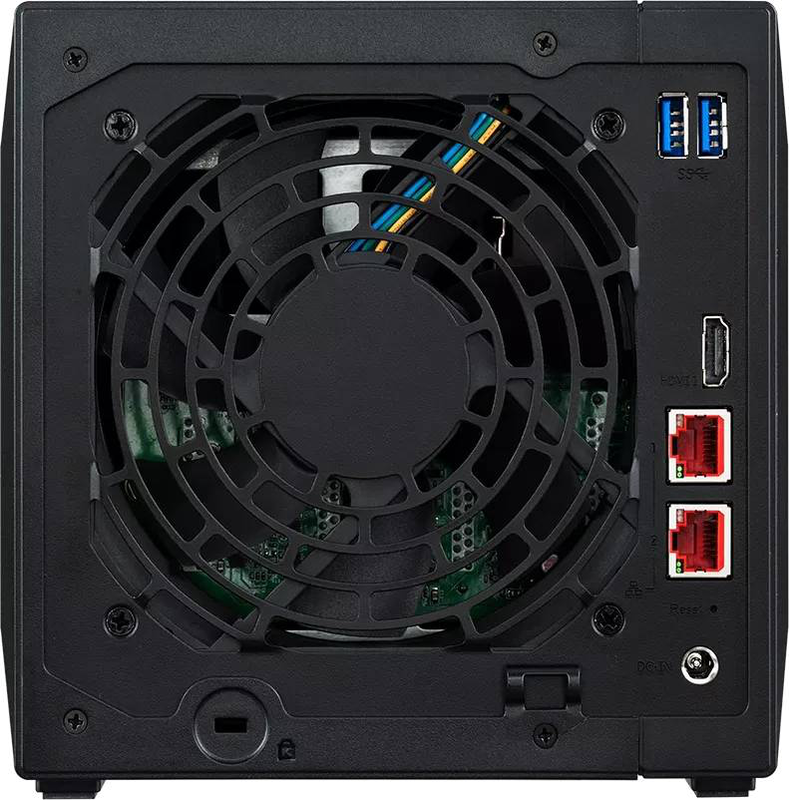 Asustor nimbustor 4 Gen2 as5404t 4-bay nas intel celeron n5105 4GB ddr4 4x m.2 nvme dual 2.5GBe diskless black 90-as5404t00-md30-null
