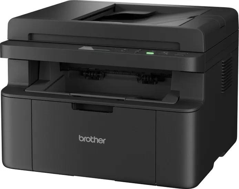 Brother dcp-l1660w compact mono laser 3-in-1 printer print copy scan 20ppm 10-sheet adf USB ethernet Wi-Fi black-null