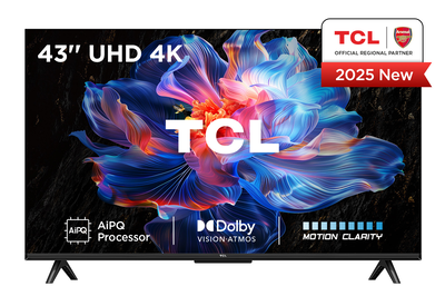 Tcl smart TV 43" 4k led 43v6c, Black, medium