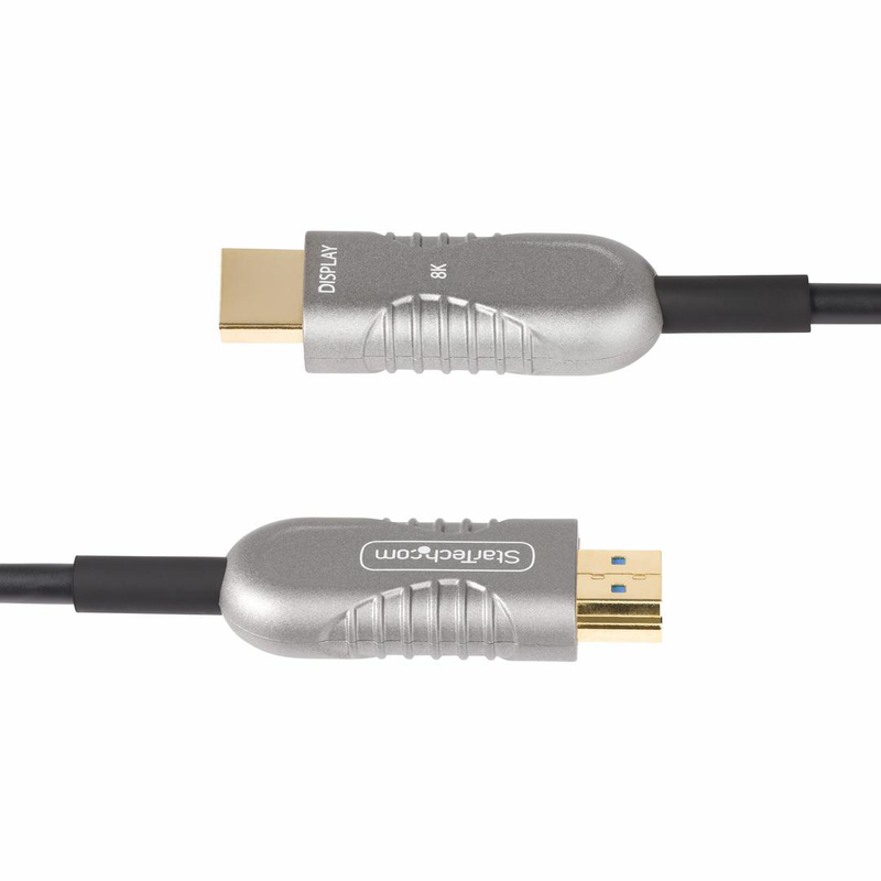 Startech.com 30ft (9.1m) HDMI 2.1 hybrid active optical cable (aoc), cmp, plenum rated, ultra high speed HDMI fiber optic cable, 48GBps, 8k 60hz/4k 120hz, hdr10+/frl/tmds/earc - cmp in wall HDMI 2.1/2.0 cord (8k-a-30f-hdmi-cable) - ultra high speed - HDMI-null