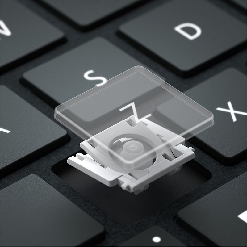 Surface pro keyboard & pen storage platinum-null
