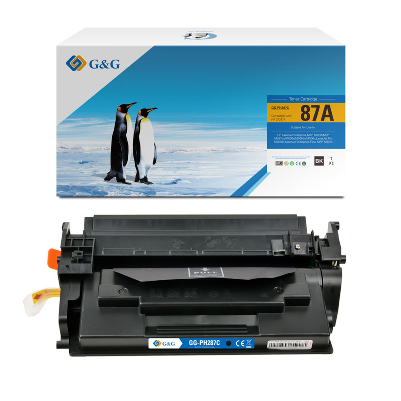 G&g replacement toner cartridges for hp cf287a, , medium image number null