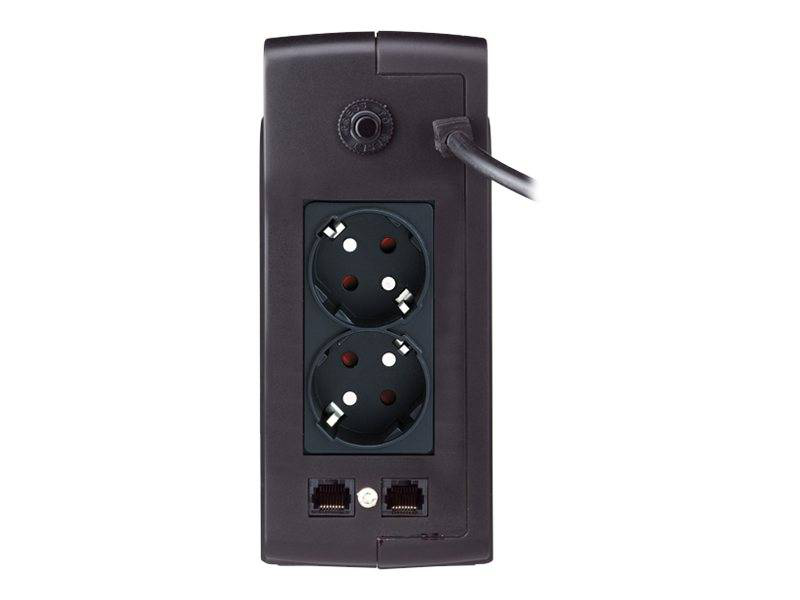 Powerwalker vfd 600 / ups / ac 220/230/240 v / 300 watt / 600 va / 7 ah / output connectors: 2 / black, , medium-null