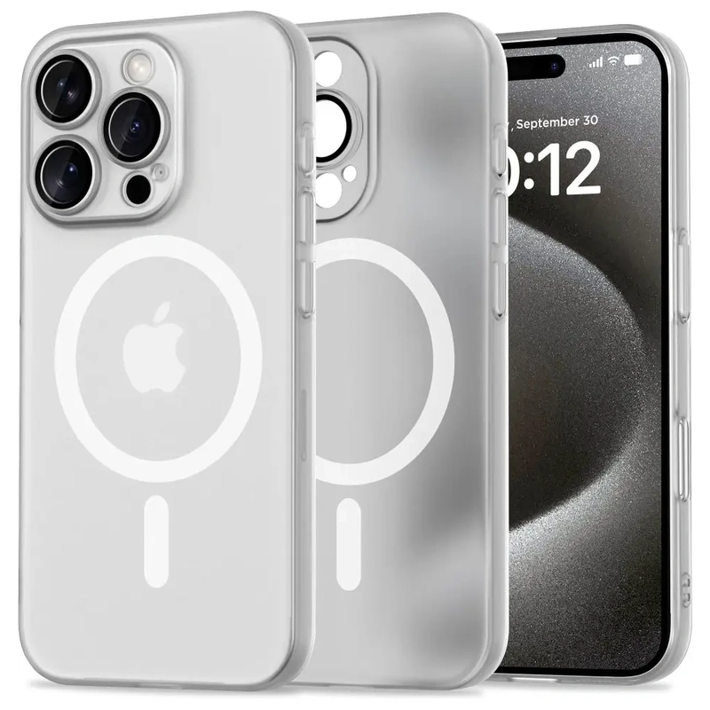 Product image: Tech-protect magslim MagSafe iPhone 16 pro max white, , medium-null