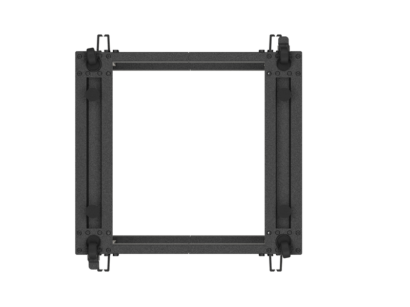 Lanberg open rack 19 12u adj.depth 600-1000mm black, , medium-null