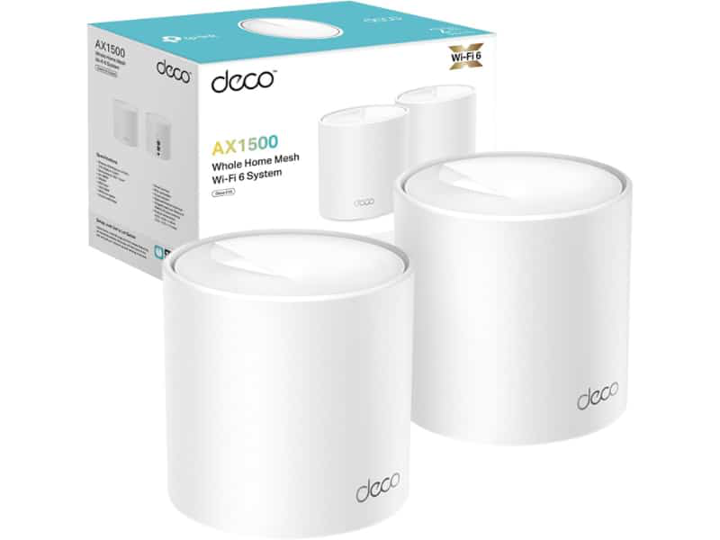 Tp-link deco x10 ax1500 whole home mesh Wi-Fi 6 system dual band, , medium-null