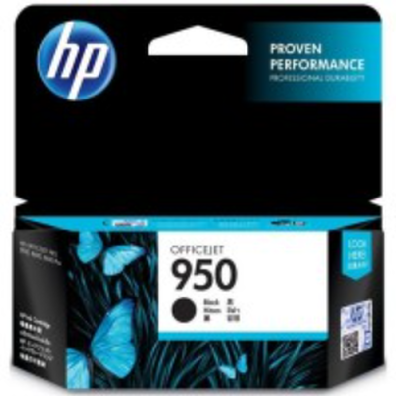 Hp ink cartridge black, hp 950, for printers officejet 8610, 8600, 8100, 251dw, - 1.000 pages, , medium-null