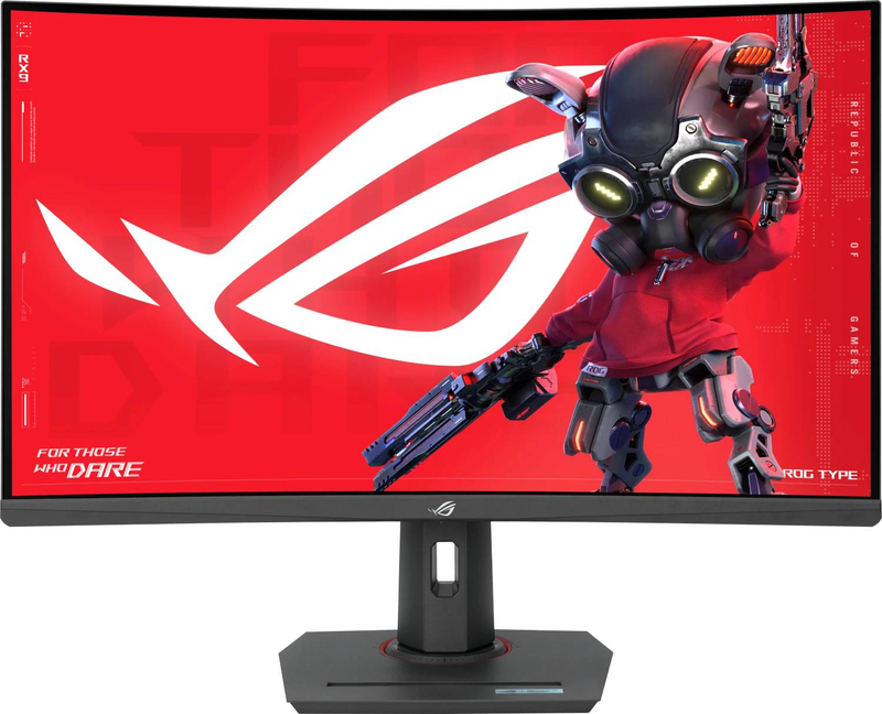 Asus rog strix xg32wcms 31.5 inch curved monitor qhd 2560x1440 fast va 280hz 1ms USB-c displayhdr 400 freesync black-null