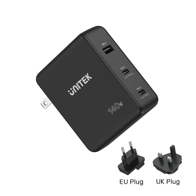 Unitek charge 140w 4in1 gan charger+240w cable p1115a, , medium