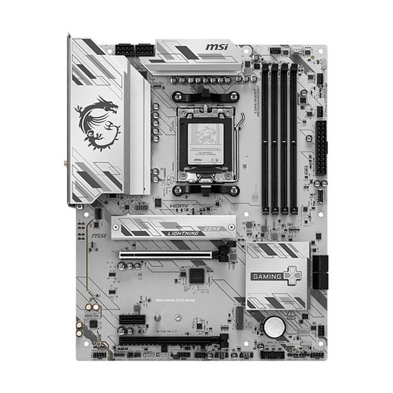 B850 gaming plus Wi-Fi6e AMD am5 ddr5 motherboard atx msi, , medium-null