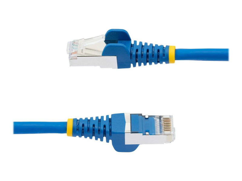 Startech.com 10m cat6a ethernet cable - blue - low smoke zero halogen (lszh) - 10GBe 500mhz 100w poe++ snagless rj-45 w/strain reliefs s/ftp network patch cord - patch cable - rj-45 (m) to rj-45 (m) - 10 m - s/ftp - cat 6a - ieee 802.3bt - halogen-free, m-null