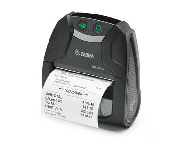 Zebra zq320 plus | mobile label & receipt printer | 3&Prime; 203dpi | outdoor ip54 | Wi-Fi 802.11ac + bt 4.2 + ble + nfc, , medium