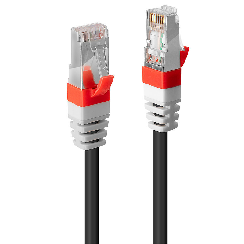 Lindy premium - patch cable - rj-45 (m) to rj-45 (m) - 40 m - sftp - cat 6a - halogen-free - black-null